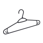 Kit de Cabides para Roupas em Geral 8 Unidades Plástico Dasplast