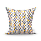 Kit De Capa De Almofada Amarela Grande 2 Unidades 60cm X 60cm