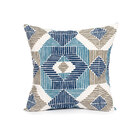 Kit De Capa De Almofada Cinza Geométrica Para Sala Decorativa