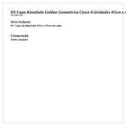 Kit De Capa De Almofada Cinza Geométrica Para Sala Decorativa