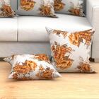 Kit De Capa De Almofada Grande Floral 2 Unidades 60cm X 60cm