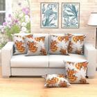 Kit De Capa De Almofada Grande Floral 2 Unidades 60cm X 60cm