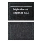 Kit de Capachos Sanitizante Higienize o seu Calçado Preto 2 peças de 0,60x0,40m