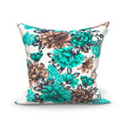 Kit De Capas De Almofadas Floral Verde 45cm X 45cm Jacquard 2