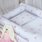 Kit De Capas De Rolinho Para Mini Cama 4 Peças 100% Algodão