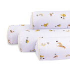 Kit De Capas De Rolinho Para Mini Cama 4 Peças 100% Algodão