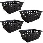 Kit De Cestas 18,6 X 14,2 X 8,2cm Preto Coza