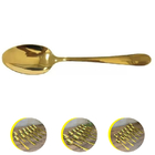 Kit De Colheres Café Dourada 12 Unidades Mimo Style