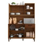 Kit De Cozinha 1 Gaveta E 6 Portas Dora  Ripado Off White