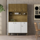 Kit De Cozinha 6 Portas Barcelona Supremo Ripado