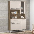 Kit De Cozinha 6 Portas E 1 Gaveta Cancun Teka Champanhe - In