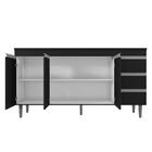 Kit De Cozinha Andréia Balcão 160cm Com Tampo Mdp E Aéreo - A