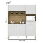 Kit De Cozinha Com 2 Gavetas Ávila Freijó Supremo