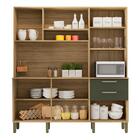 Kit De Cozinha Com 2 Gavetas Cuenca Freijó Real