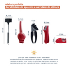 Kit De Cozinha Com 5 Peças - Oikos Unica U