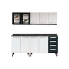 Kit De Cozinha Completa 4 Peças Evidence  (2 Armários + 2 Bal