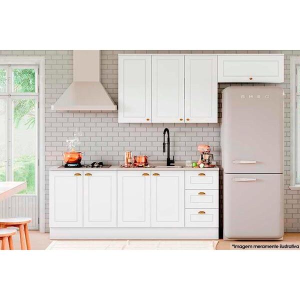 Kit De Cozinha Completa 5 Peças Americana  (2 Armários + 2 Ba