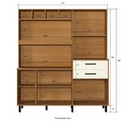 Kit De Cozinha Estrela Grafiatto 8 Portas 2 Gavetas Com Nicho