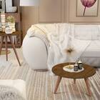 Kit De Duas Mesa Para Sala Retro Natália - Jm3 Móveis Freijo