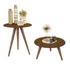 Kit De Duas Mesa Para Sala Retro Natália - Jm3 Móveis Freijo