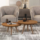 Kit De Duas Mesas Para Sala De Estar Tripé Luma - Jm3 Móveis