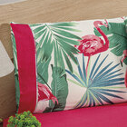 Kit De Edredom Flamingo Estampado King Size 200 Fios Dupla Fa