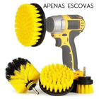 Kit De Escova Limpeza Carro Cozinha Banheiro Para Furadeira L