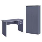 Kit De Escritorio Gabão Azul