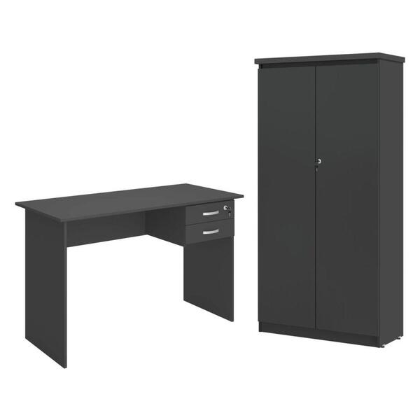 Kit De Escritorio Gabão Preto Onix