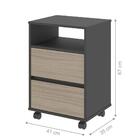 Kit De Escritório Luxo Nogueria Preto