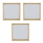 Kit de Espelho Decorativo Ilyana Carvalho 3 peças 25x75cm Inspire