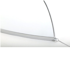 Kit de Espelhos Decorativos Gota Cinza 4 Peças Conthey