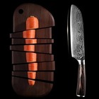 Kit De Facas Profissional 8 Peças Padrão Damasco Chaleur Bras