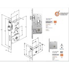 Kit De Fechadura 800 Rolete Tetra Com 2 Travas Auxiliares Ros