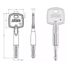 Kit De Fechadura 800 Rolete Tetra Com 2 Travas Auxiliares Ros