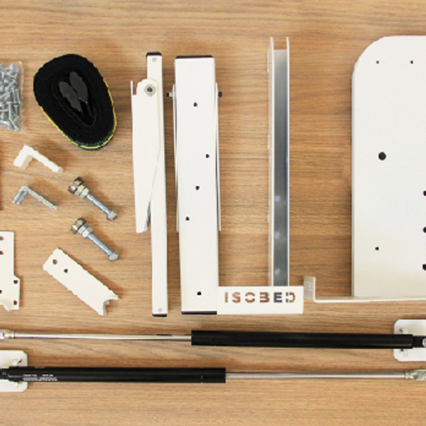 Kit De Ferragens Cama Retrátil Casal Vertical - Sem Estrado -