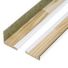 Kit de guarnição regulável de 1 a 4 cm revestida branca 2L 220x7x1,5cm Ipumirim