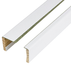 Kit de guarnição regulável de 1 a 4 cm revestida branca 2L 220x7x1,5cm Ipumirim