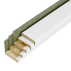 Kit de guarnição regulável de 1 a 4 cm revestida branca 2L 220x7x1,5cm Ipumirim