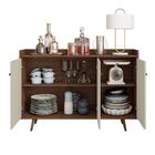 Kit De Home E Aparador Hungria Nogal Off White