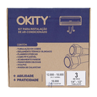 Kit de Instação para Ar Condicionados  Splits de 12 a 18.000 BTUs OKITY