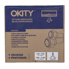 Kit de Instação para Ar Condicionados  Splits de a 7 a 9.000 BTUS OKITY