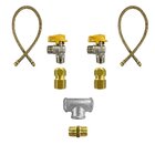 Kit De Instalação De Gás Para Dois Cooktop / Fogões / Forno