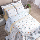 Kit De Lençol Estampado Casal Padrão Escandinavo 4 Peças 160