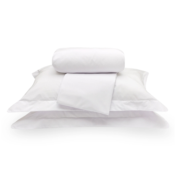 Kit De Lençol Tamanho Solteiro Branco 100% Algodão 200 Fios 3