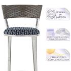 Kit De Mesa Bistrô Com Tampo De Vidro Redondo 4 Banquetas Em