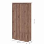 Kit De Mesa E Armario Beta Noce