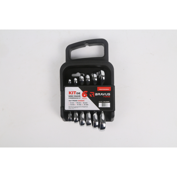 Kit De Mini Chaves Combinada Com 6pcs 8 A 17mm