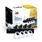 Kit de Monitoramento DVR AHD 16 Canais HD 1TB 8 Câmeras VTV