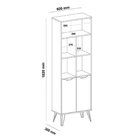 Kit De Móveis Para Escritório Escrivaninha Link Com Estante E